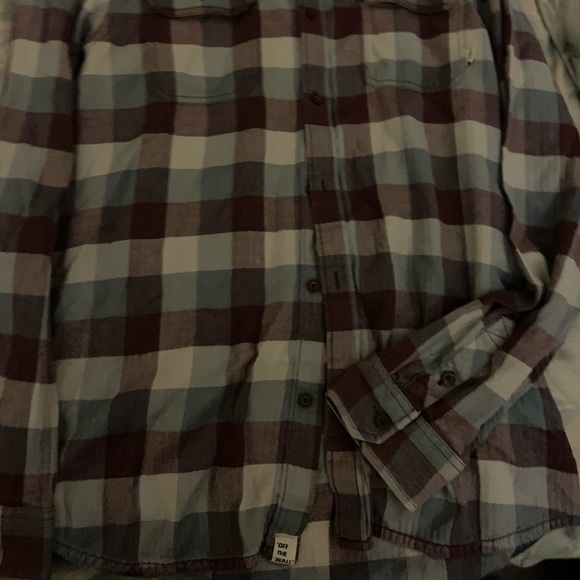 Vans plaid shirt/ cover up. Comfy and lightly used - Picture 2 of 3